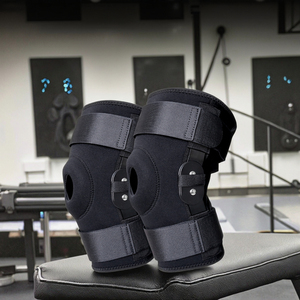 Özel neopren menteşeli diz desteği sıkıştırma spor dizlik diz ağrısı rahatlama için yan stabilizatörler ile - Product Image 2