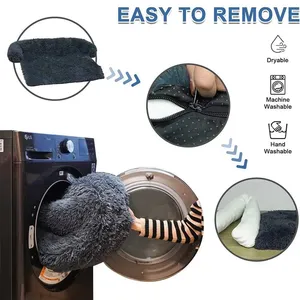 Housse de protection lavable de luxe en peluche douce et mousse à mémoire de forme pour canapé d'animal, couverture de lit pour chien, tapis de canapé, housse de meuble, idéale pour l'hiver - Product Image 5