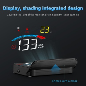 WiiYii Venta caliente Head Up Display Universal Digital Velocímetro Proyección GPS M16 con reloj Car HUD - Product Image 5