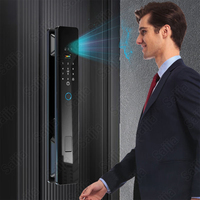 Serrure de porte intelligente Tuya Palm 2026 avec carte RFID, caméra Wi-Fi, appel vidéo, sécurité, serrure de porte d'entrée, serrure électrique à empreinte digitale