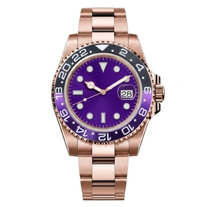 Montre mécanique en acier inoxydable pour hommes, montre-bracelet automatique, affichage de la Date, verre saphir résistant à l'eau - Product Image 2