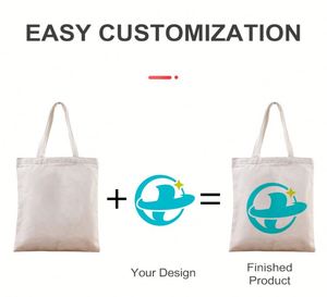 Custom Logo Eco-Friendly Sustainable Blank Bulk Wholesale Personalized Print Durable Shopping <b>Canvas</b> <b>Tote</b> Bag - Product Image 2