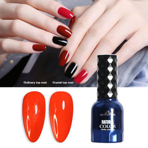 EMENE nuevo 15mL Super brillante templado cristal transparente sin limpiar capa superior diamante UV Gel esmalte de uñas - Product Image 5