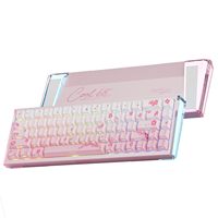Teclado para Juegos OEM ODM COOL68 65 Rosa con Interruptor Magnético de Efecto Hall y Frecuencia de Sondeo de 8000Hz