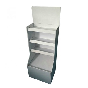 Tùy Chỉnh Cho Bền Tái Chế Khay Các Tông Hiện Đại Cửa Hàng Hiển Thị <span class=keywords><strong>Rack</strong></span> Cho Snack Thực Phẩm Sàn Hiển Thị Đứng Quảng Cáo - Product Image 6