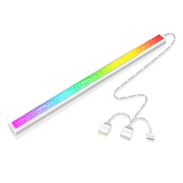 5V ARGB Addressable RGB LED Strip Light Bar Crystal Diamond Effect PC Case Lighting Decoration with Magnetic Mount