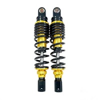 Nuevo Amortiguador Hidráulico Trasero Integrado para Motocicleta Eléctrica, de Acero Inoxidable Endurecido, Ajustable, Rojo/Azul/Negro