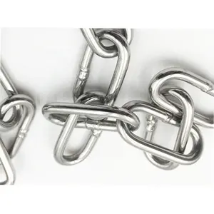 Hardware wholesale product strong stainless steel chain link of dog chain of 3mm