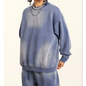 Sudadera con Capucha de Diseño Personalizado con Bordado 3D en Relieve Chenille, Estilo Urbano, Impresión Directa en Prenda (DTG), Lavado Vintage, 100% Algodón - Product Image 1