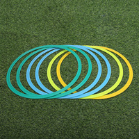 Équipement d'entraînement d'agilité et de vitesse pour le football des enfants, anneaux d'agilité en PE, outils d'entraînement de football portables pour la condition physique