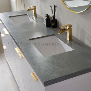 Vama – meuble de salle de bain en bois massif de 84 pouces avec deux éviers - Product Image 4