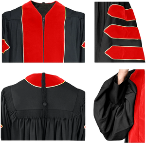 Toghe di <span class=keywords><strong>Laurea</strong></span> Personalizzabili FUYI per Diplomi Universitari (Dottorato/Magistrali/<span class=keywords><strong>Laurea</strong></span>) <span class=keywords><strong>in</strong></span> Poliestere, Disponibili all'Ingrosso - Product Image 6