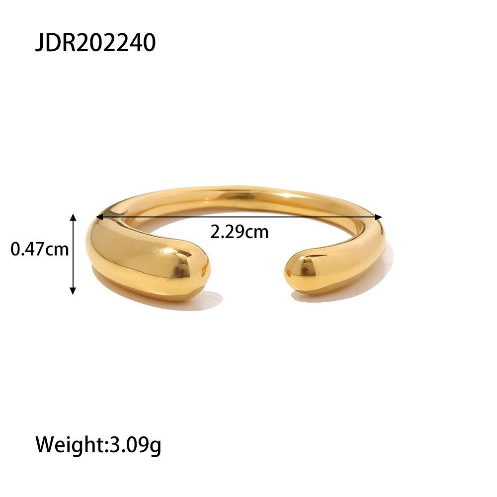 Or PVD 18 carats JDR202240