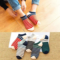 Chaussettes en coton pour femmes en été avec des hauts fins et peu profonds qui respirent