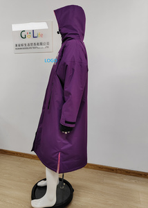 <span class=keywords><strong>Parka</strong></span> de natación impermeable a prueba de viento, bata de cambio de secado rápido con cremallera para hombres y mujeres, surf de natación - Product Image 4