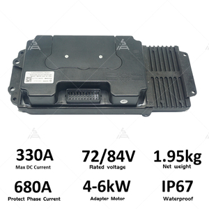 ตัวควบคุมมอเตอร์ BLDC 72V 350A ตัวเข้ารหัส ND72680B ไดรเวอร์ไฟฟ้ากระแสตรงสูงสุด5000W-6000W ระบบป้องกัน IP67พลังงาน - Product Image 5