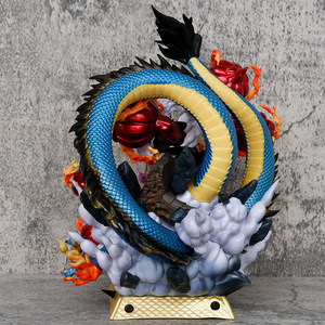 หุ่นฟิกเกอร์ต่อสู้รูปมังกร Luffy, ของเล่นอะนิเมะพีวีซีขนาด26ซม. ทำจากเรซินใช้ตกแต่งงานฝีมือ - Product Image 4