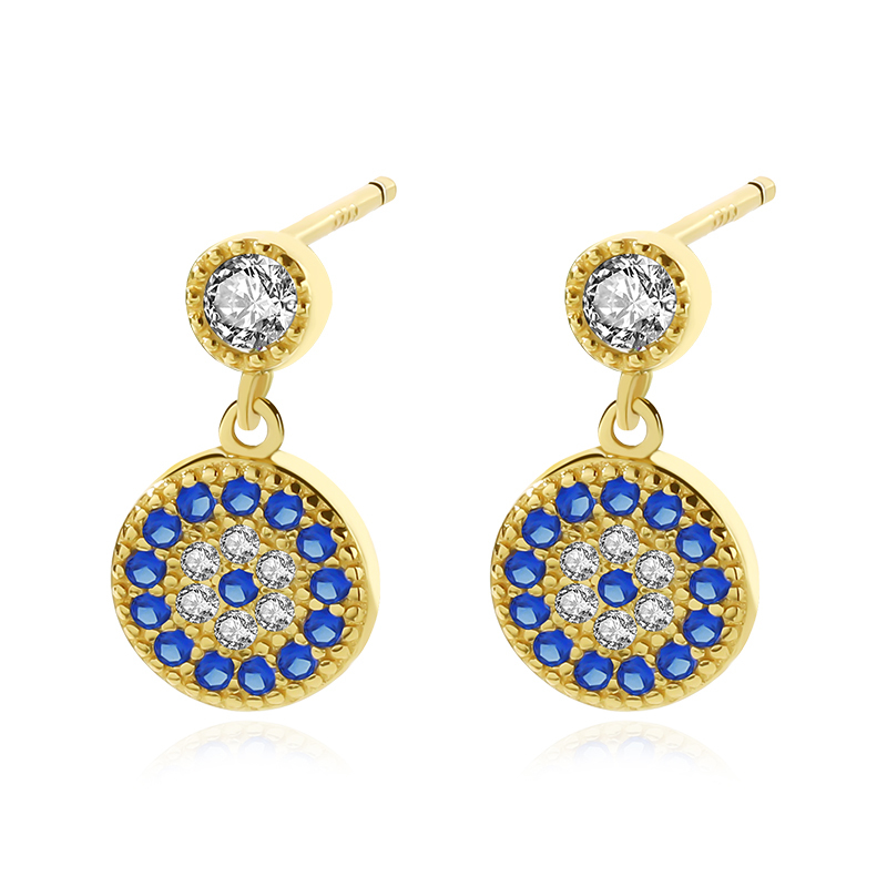 Parure Argent 925 Zolkamery Collier & Boucles D'Oreilles Flocon Neige | Zircon Cubique 5A Hypoallergénique