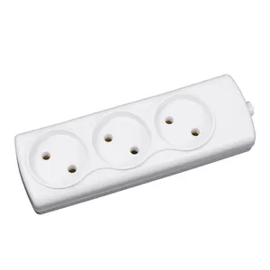 Multifunction Germany White 3 Outlets universal extension multi plug socket