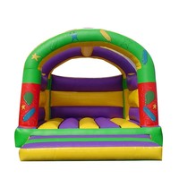Château gonflable, petit lit de saut à domicile, combinaison toboggan, matériau PVC, capacité de 100 à 500 kg, garantie de 3 ans