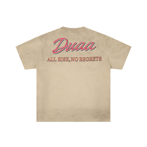 เสื้อยืด Duaa Style All Risk <span class=keywords><strong>No</strong></span> <span class=keywords><strong>Regrets</strong></span> สำหรับผู้ชายและผู้หญิง สไตล์วินเทจ ล้างสีแล้ว ประดับด้วยคริสตัล พิมพ์ลายรถคลาสสิก ทรงโอเวอร์ไซส์ แขนสั้น สตรีทแวร์ - Product Image 4