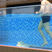 Piscine gonflable de qualité supérieure avec sièges, tapis de course électrique sous-marin, tapis de course pour exercices sous-marins