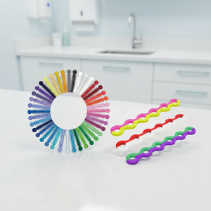 Elastici Ortodontici SJ Dental, Legature Bicolore, Anelli a O Manuali, Certificati CE, Qualità Eccellente - Product Image 1