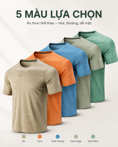 เสื้อยืดออกกำลังกายผู้ชายแบบ OEM ผ้าเฮเธอร์เนื้อนุ่มพิเศษ ระบายอากาศได้ดี เหมาะสำหรับวิ่งและฟิตเนส จากเวียดนาม - Product Image 6