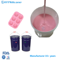 Caoutchouc de silicone RTV-2 souple pour la fabrication de moules à bonbons/chocolat, caoutchouc de silicone liquide RTV-2