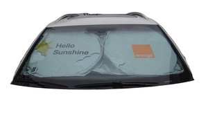 Parasol Plegable Universal para Parabrisas de Coche, Reflectante, Plateado, con Logotipo Personalizado, Impresión Serigráfica Promocional - Product Image 5