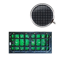 Outdoor P10 1/2s SMD LED-Display Festinstallation Wasserdichtes 960x960mm Gehäuse Großformatige LED-Wand