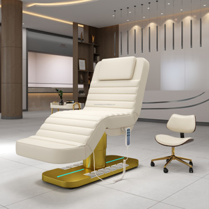 Offres Spéciales équipement haut <span class=keywords><strong>de</strong></span> gamme thérapie <span class=keywords><strong>de</strong></span> relaxation corporelle spa <span class=keywords><strong>de</strong></span> beauté salon <span class=keywords><strong>de</strong></span> beauté en cuir massage visage lit électrique - Product Image 6