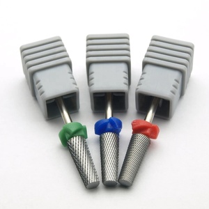 Foret à ongles en carbure <span class=keywords><strong>de</strong></span> tungstène 5 en 1, équipement <span class=keywords><strong>de</strong></span> manucure, cuticule propre, fraise dentaire - Product Image 1