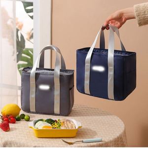 Wholesale Waterproof Aluminum Foil Takeaway Insulated Kids <b>Lunch</b> Bento <b>Bag</b> Thermal Insulation Portable Picnic <b>Cooler</b> Meal <b>Bags</b> - Product Image 1
