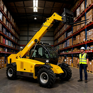 Temps d'exécution plus long tout terrain accidenté 3.5ton charge utile diesel chariots élévateurs Telehandler - Product Image 6