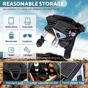 Borsa da uomo leggera e resistente all'acqua da petto sportiva con supporto per telefono incorporato Extra per gli allenamenti di corsa - Product Image 5