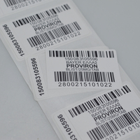Etiquetas Adhesivas de Papel para Embalaje con Código de Barras, Impresión Personalizada en Rollo, Doble Capa, Forro Doble Privado