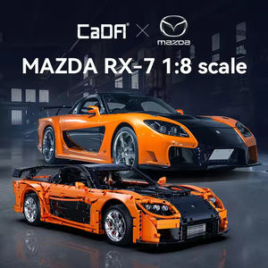 Cada C61502 1:8 Modèle de Voiture de Course Artemy Zotov Mazda <span class=keywords><strong>RX</strong></span>-7 RC, Blocs de Construction de Voiture de Sport Urbaine avec Moteur - Product Image 2