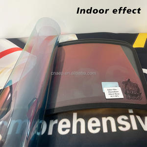 Rosso fantasma camaleonte 78% VLT auto anteriore parabrezza posteriore tinta pellicola di protezione solare UV blocco di calore pellicola a prova di esplosione - Product Image 2