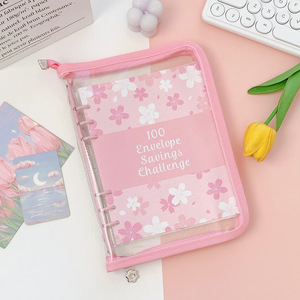 Tùy chỉnh A5 PVC Bìa kế hoạch bìa cứng với Loose-Leaf thiết kế cho tài chính cá nhân và chi phí theo dõi - Product Image 2