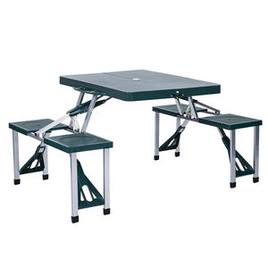 Chaise <span class=keywords><strong>pliante</strong></span> avec <span class=keywords><strong>valise</strong></span>, mobilier de <span class=keywords><strong>camping</strong></span> en plastique, <span class=keywords><strong>table</strong></span> d'extérieur, livraison gratuite - Product Image 1