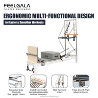 Vente chaude, Approvisionnement direct usine : Reformer Pilates multifonction en aluminium aéronautique, personnalisable, pour usage domestique, yoga, gym et centres de réadaptation