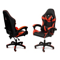 Chaise de jeu en cuir PU confortable avec repose-pieds pour joueurs, vente en gros d'usine, haute qualité, pour PC et course, pour les gamers