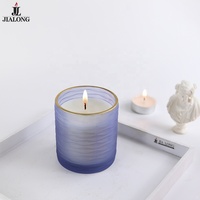 Bougie parfumée en cire de paraffine 100g en pot de verre, fabrication artisanale, style classique, aromathérapie, décoration intérieure, parfum d'ambiance