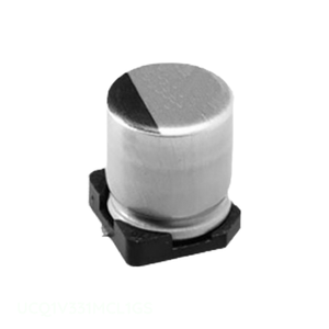ตัวเก็บประจุ330 UF ชนิดยึดติดพื้นผิวแบบ UCQ1V331MCL1GS SMD 330 uF 20% 35V ของแท้ - Product Image 1