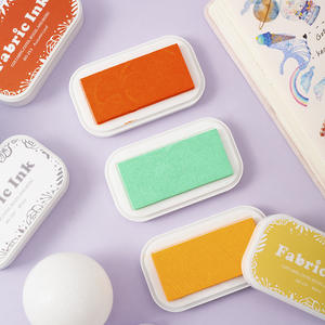 Tampon à encre professionnel de haute qualité, 35 couleurs, tampon à huile, tampon à encre <span class=keywords><strong>Permanent</strong></span> en tissu - Product Image 3