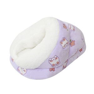 Lit pour animaux de compagnie Balang, rond, semi-fermé, chaud et doux, pour chat et chien, avec intérieur en peluche, pour petits animaux, utilisation hivernale - Product Image 2