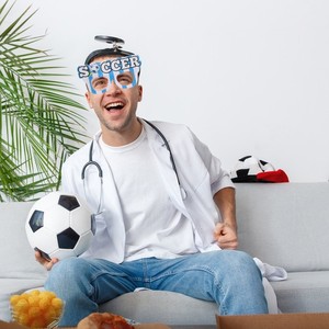 Occhiali a Tema Cartone Animato Coppa di Calcio FUKE 2026, Decorazioni per Feste, Accessori per Foto, Montatura in Plastica e Feltro - Product Image 3