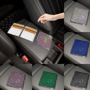 Étui à cigarettes en strass étincelant de <span class=keywords><strong>luxe</strong></span> cadeau de fête parfait pour les femmes - Product Image 6