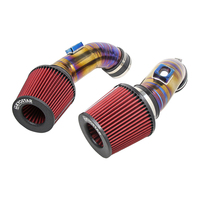 KYOSTAR Nouveau Kit d'Admission d'Air Froid en Titane 2012-2017 pour BMW F10 M5 F12 M6 S63TU, avec Filtres à Air Premium pour une Amélioration des Performances